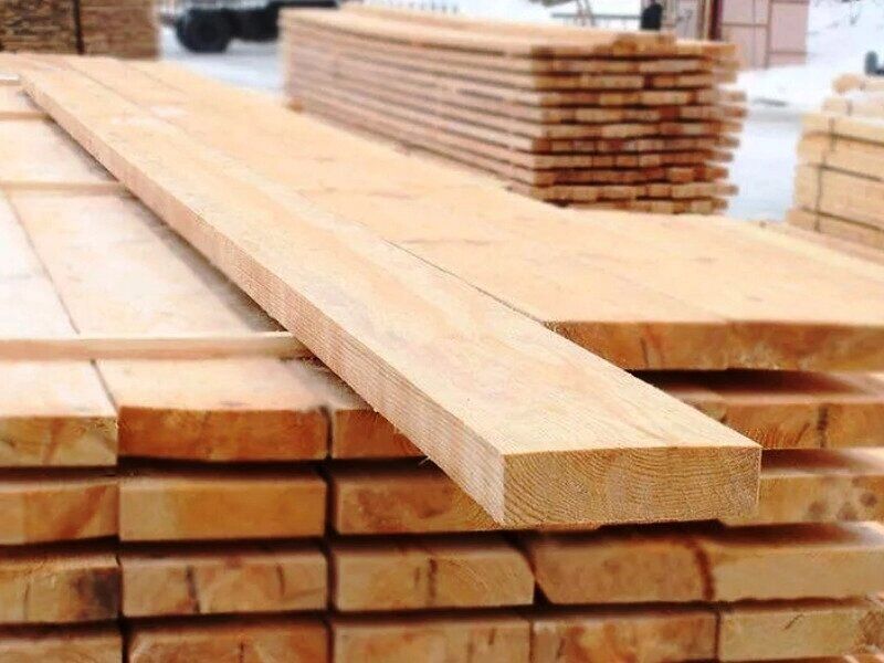 Доска лиственница обрезная 50х150х6000 мм Доски деревянные Собственное производство