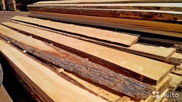 Слэб доска лиственница необрезная, строганная 20-22х150-300х3000 мм Доски деревянные Собственное производство 2