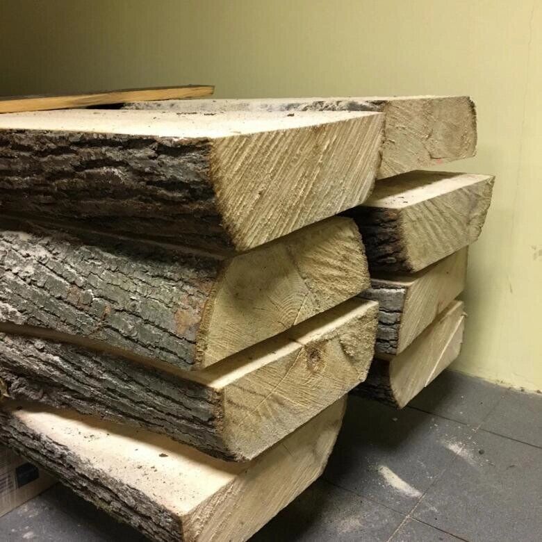 Полок для бани из массива липы 55 мм Доски деревянные Собственное производство