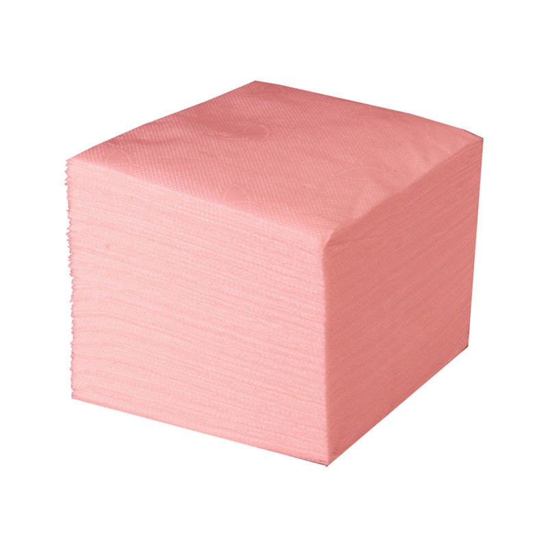 Салфетка бумажная 100л розовая