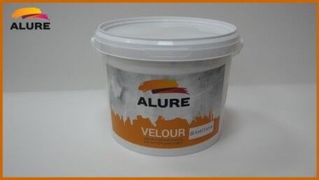 Краска декоративная Alure Velour Graphite (Алюр Велюр Графит) 3 кг