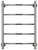 Полотенцесушитель водяной Стилье Версия-Н2 600х400 (5) Г 18 Без покрытия #2