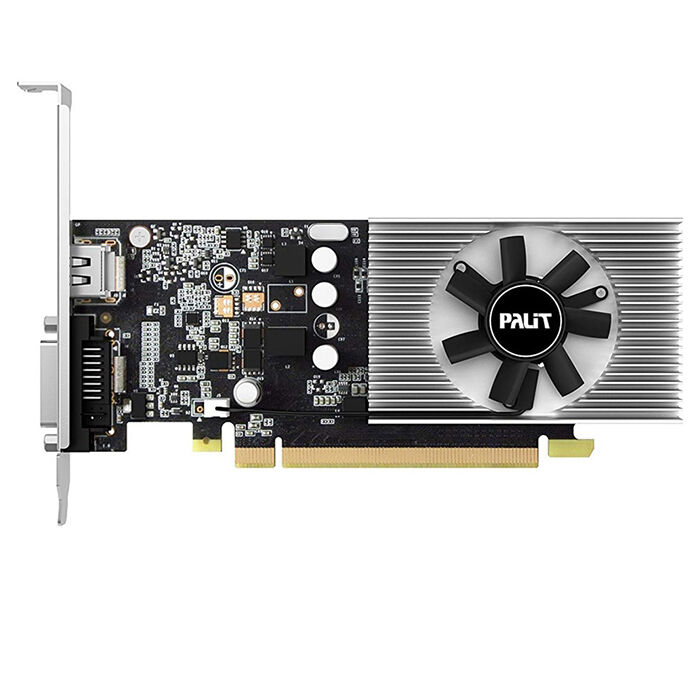 Видеокарта GeForce GT1030 2048Mb Palit PA-GT1030 2GD4, 1151/2100 64bit DDR4 DVI HDMI