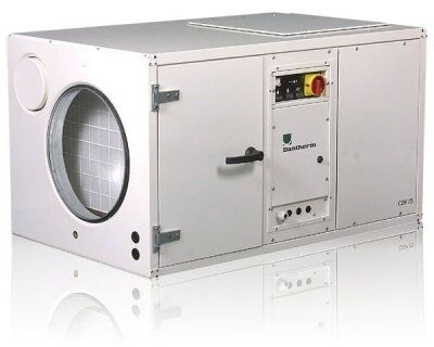 Dantherm CDP 75 с водоохлаждаемым конденсатором канальный осушитель воздуха для бассейнов