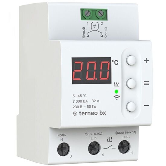 Terneo Bx с Wi-Fi терморегулятор для теплого пола