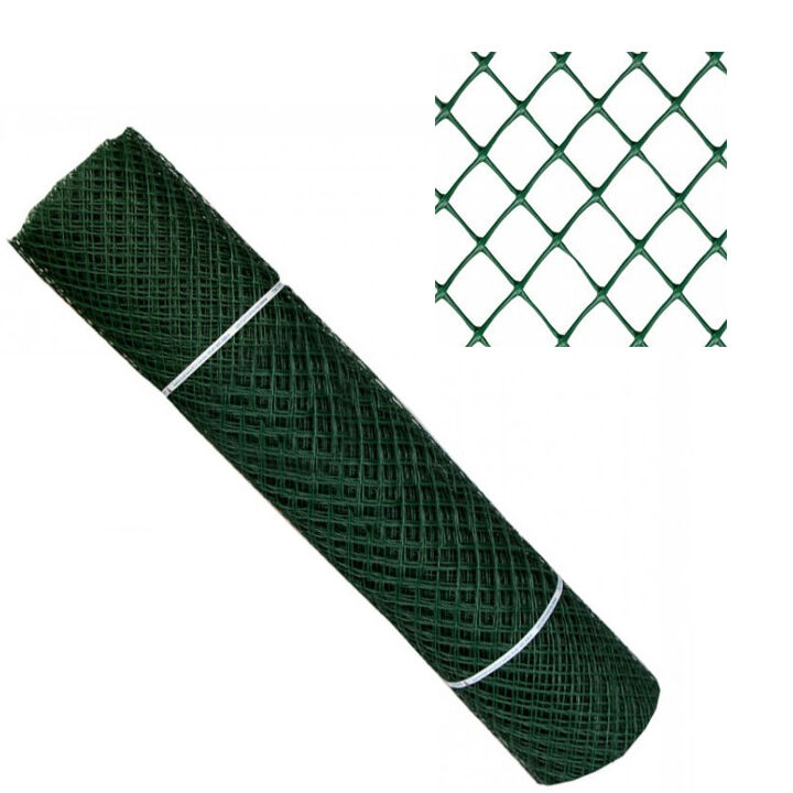 Заборная решетка пластиковая ПВХ 55*55 мм в рулоне 1500*20000 мм 4