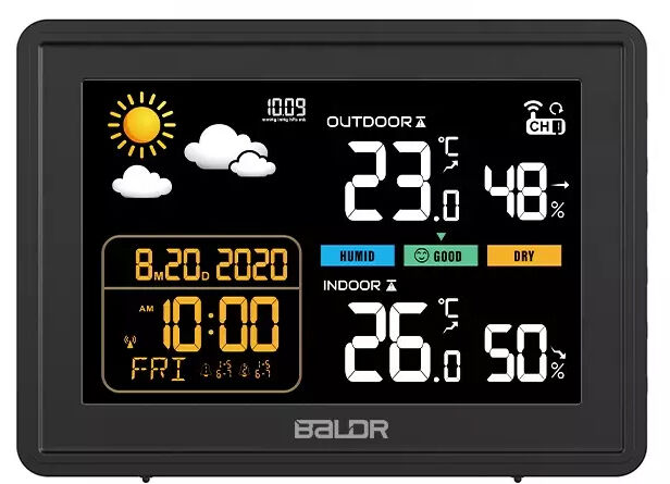 BALDR B0359WST2H2PR цифровая метеостанция