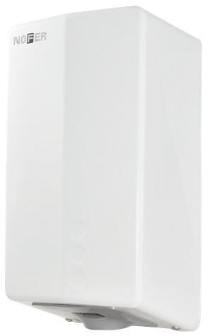 Nofer FUGAevo 800 W пластик, белая пластиковая сушилка для рук