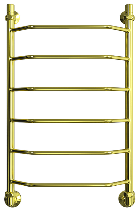 Двин E 80/50, золотой хром водяной полотенцесушитель шириной 510 - 600 мм