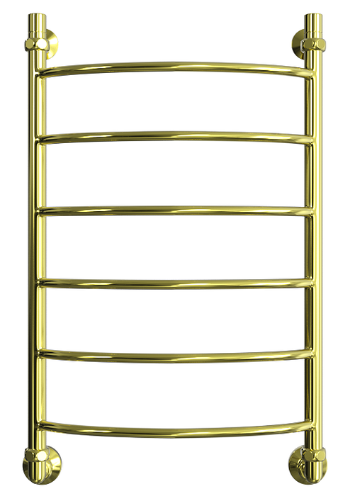 Двин R 80/50, золотой хром водяной полотенцесушитель шириной 510 - 600 мм