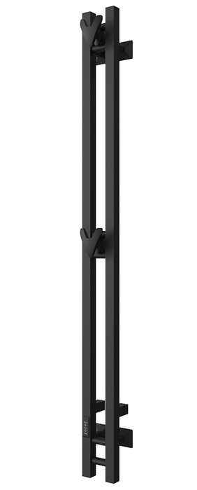 Двин X plaza neo 160/10 el, чёрный матовый электрический полотенцесушитель вертикальная лесенка