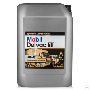 Моторное масло Mobil Delvac 1 5W-40 20л 