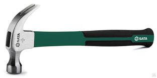 Молоток-гвоздодер SATA с фибергласовой рукояткой 0,45кг 
